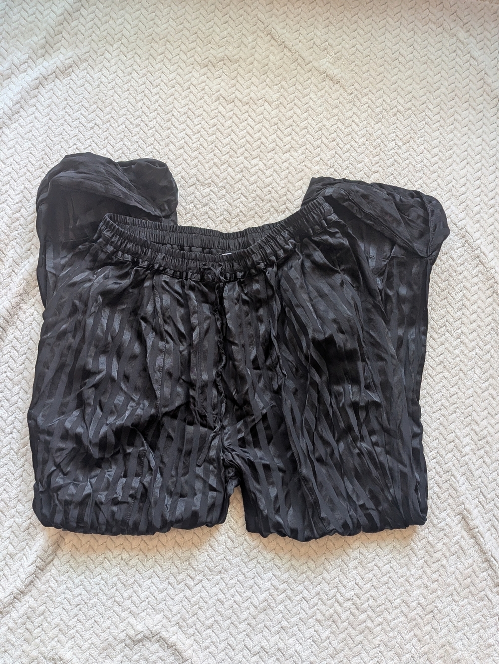 NWOT Sleeper Black Striped Pants